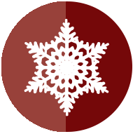 Holiday Ecard snowflake icon 2