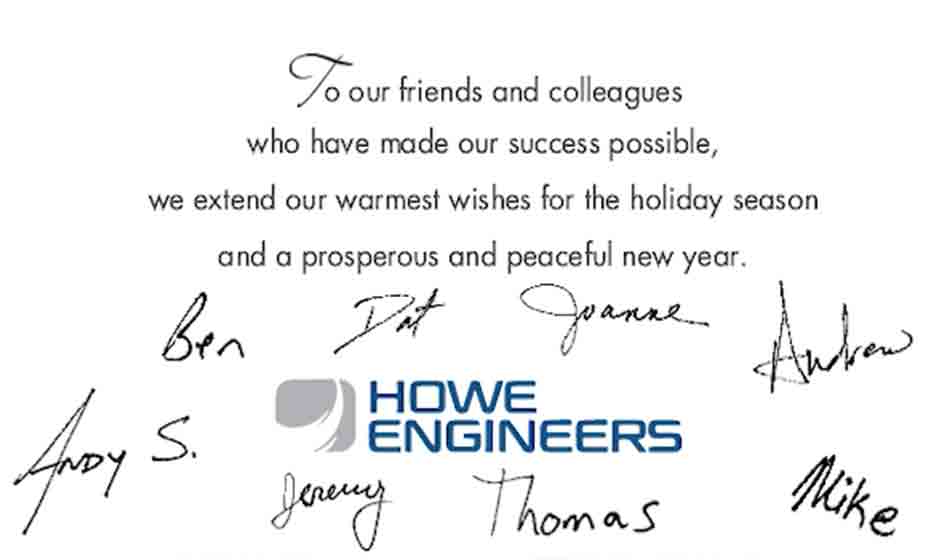 Signatures written animation corporate holiday ecard thumbnail