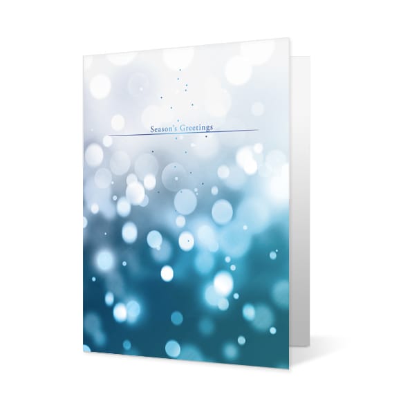 shimmering lights corporate holiday greeting card thumbnail