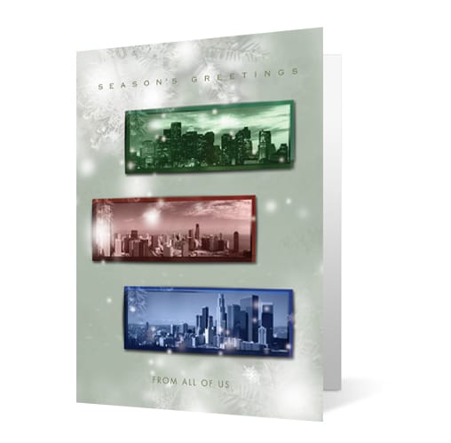 dreamscape corporate holiday greeting card thumbnail