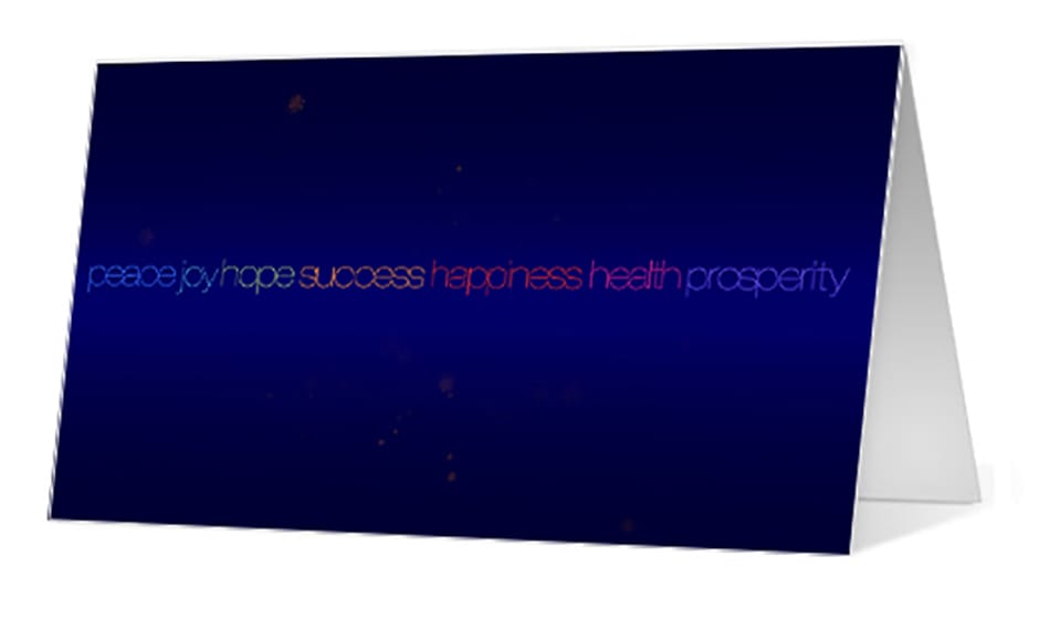 wishes corporate holiday greeting card thumbnail