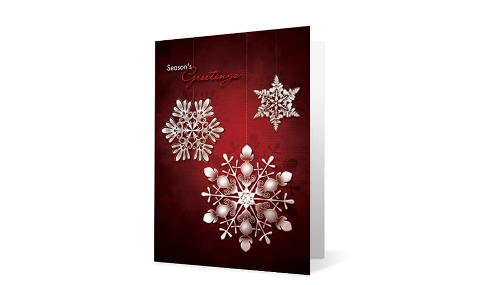 Crystal Greetings corporate holiday greeting card thumbnail