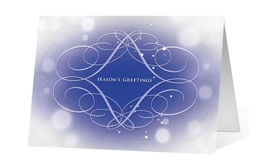 Eloquence corporate holiday greeting card thumbnail