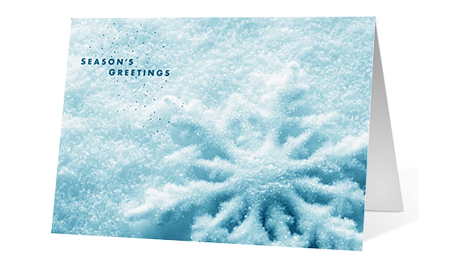 crystal breeze corporate holiday greeting card thumbnail