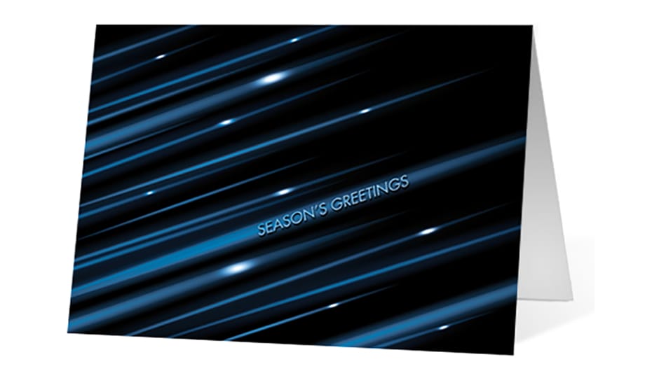Filaments corporate holiday greeting card thumbnail