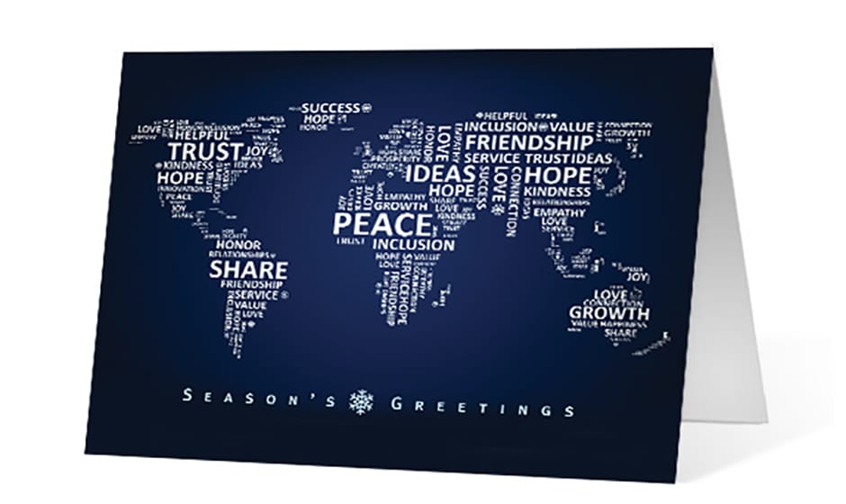 universal sentiments corporate holiday greeting card thumbnail