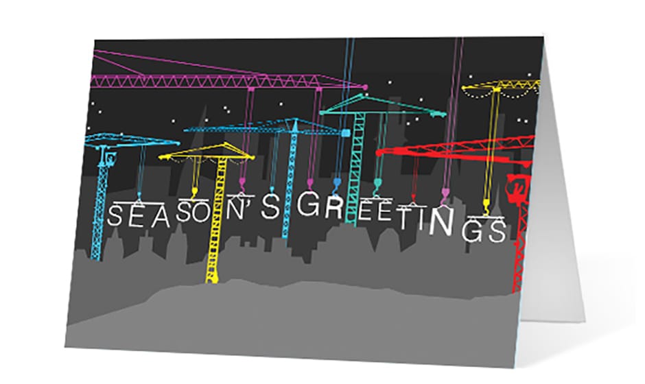 lifting sentiments corporate holiday greeting card thumbnail