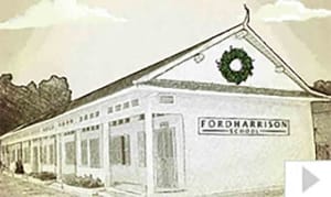 Ford Harrison custom corporate holiday business ecard