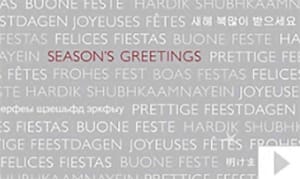 CSC custom corporate holiday business ecard