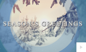 Snowy Moments of Light Holiday e-card thumbnail