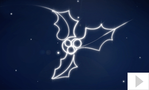 Holiday Flourish christmas e-card thumbnail