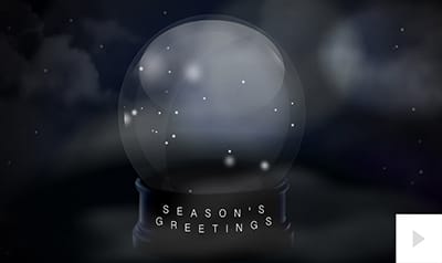 Snow Globe Wishes Black