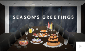 Company Holiday Party corporate holiday ecard thumbnail