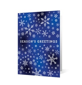 Snowflake Unity Christmas Holiday Greeting Card