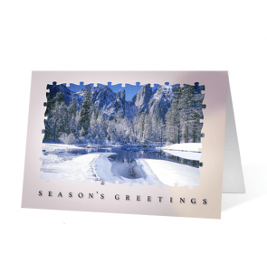 Holiday Puzzle Christmas Holiday Greeting Card