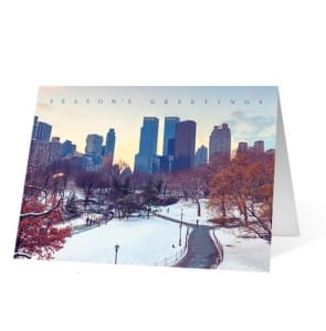 Park Grandeur corporate holiday greeting card thumbnail