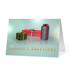 Our Gift to You corporate holiday greeting card thumbnail