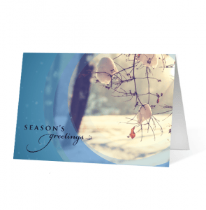 Moment Of Light Christmas Greeting Card