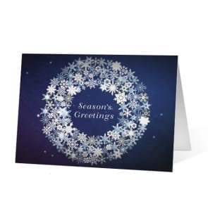crystal creation corporate holiday greetings card thumbnail