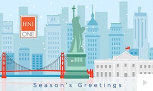 2017 HNI One - Landmark Holiday corporate holiday ecard thumbnail