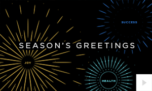 Exuberance NEW YEAR Vivid Greetings video corporate ecards thumbnail
