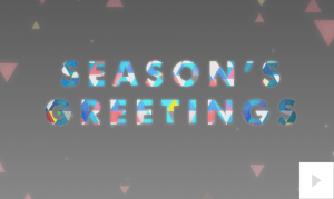 unfolding grey Vivid Greetings video corporate ecards thumbnail