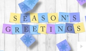 Post It Notes corporate holiday ecard thumbnail