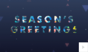 unfolding corporate holiday ecard thumbnail