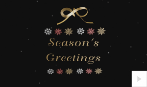 2018 ribbon corporate holiday ecard thumbnail