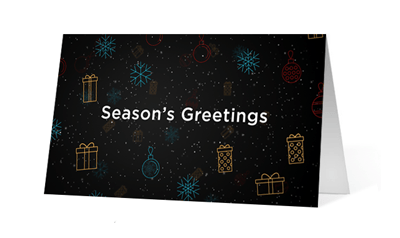 2018 Whimsical Wishes corporate print ecards