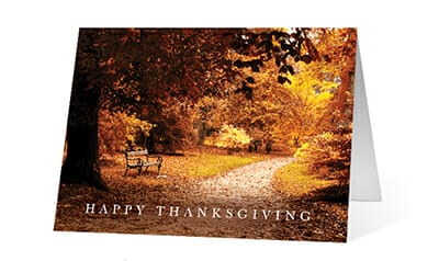 Autumn Fall Print Vivid Greetings Ecards
