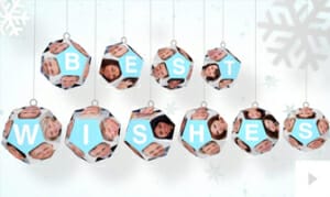 Dodecahedron corporate holiday ecard thumbnail