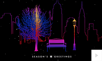 park colors black corporate holiday ecard thumbnail
