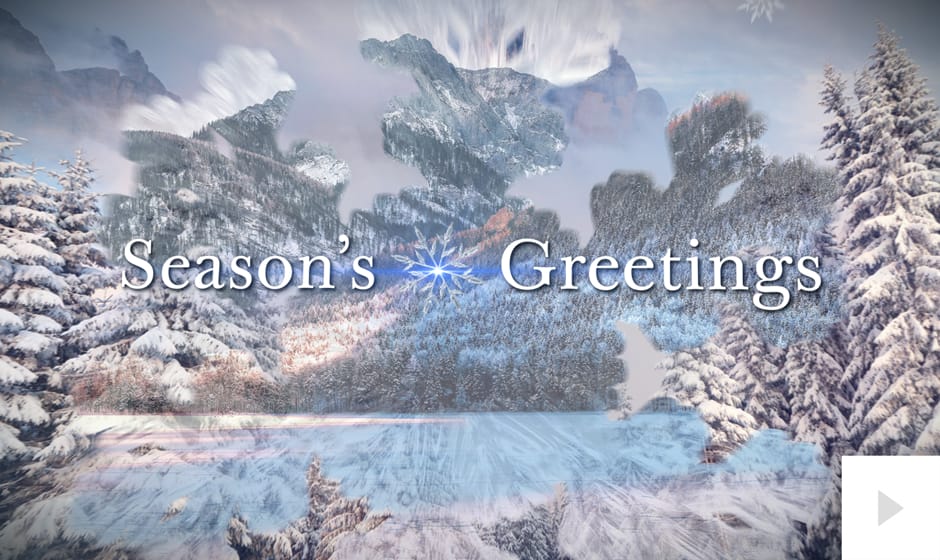 2019 landscape reveal winter corporate holiday ecard thumbnail
