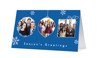 2019 photo fun corporate holiday greeting card thumbnail