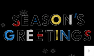 2019 Line cities corporate holiday ecard thumbnail