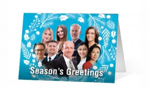 2019 Festive Faces Vivid Greetings Print cards