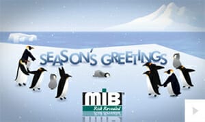 2019 MIB Penguin Presence corporate holiday ecard thumbnail