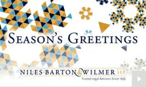 2019 Niles Barton - Triumphant Celebration corporate holiday ecard thumbnail