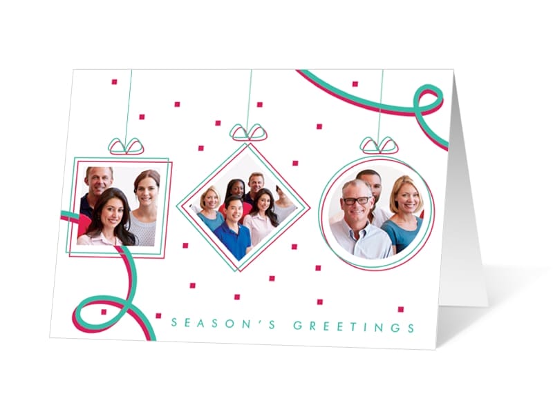 Festive Dance 2020 corporate holiday print greeting card thumbnail