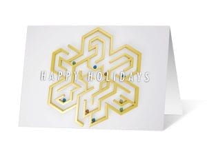 Labyrinth corporate holiday print thumbnail