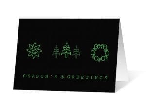 Retro Computing corporate holiday print thumbnail