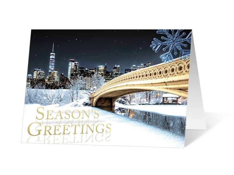 Peaceful Nature corporate holiday print thumbnail