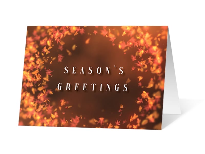 2021 Breezy Autumn Holiday Print Card Thumbnail