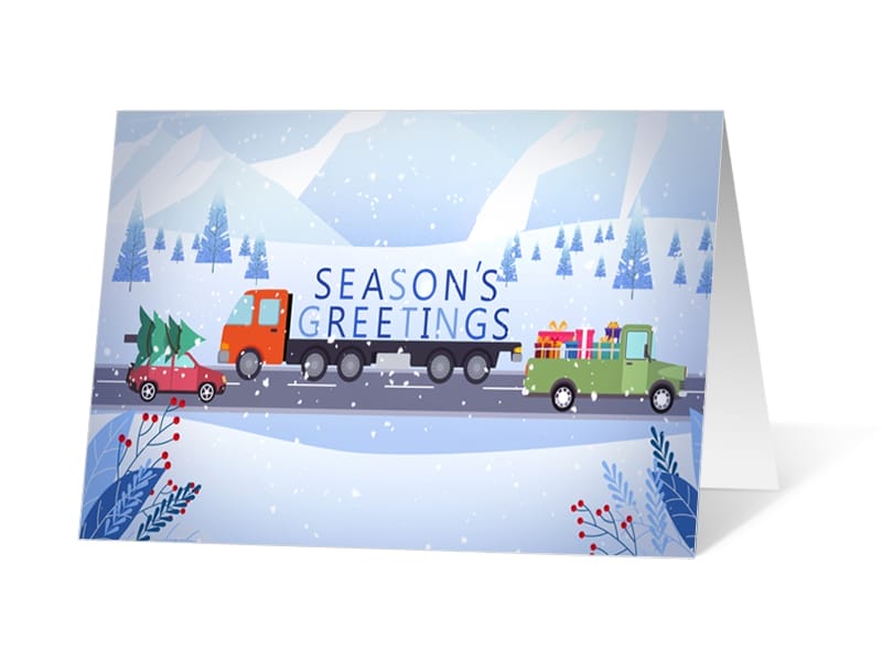 2021 Holiday Travel Holiday Print Card Thumbnail
