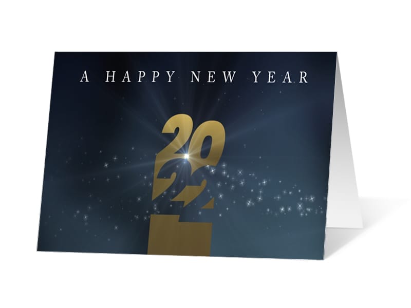 Midnight Clock corporate holiday print thumbnail