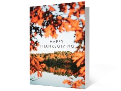 2021 Reflecting Moment Holiday Print Card Thumbnail