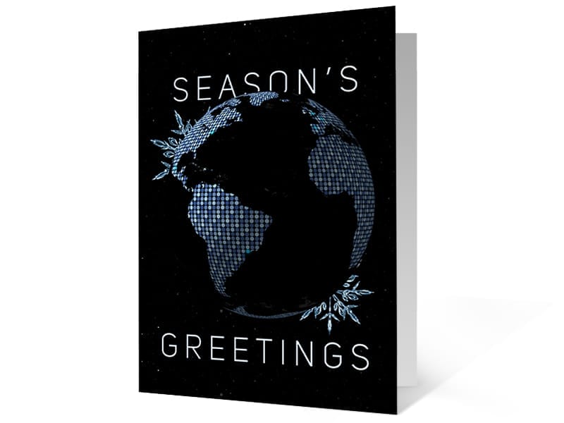 Global Frontier corporate holiday print thumbnail