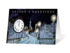 Holiday Clock corporate holiday print thumbnail