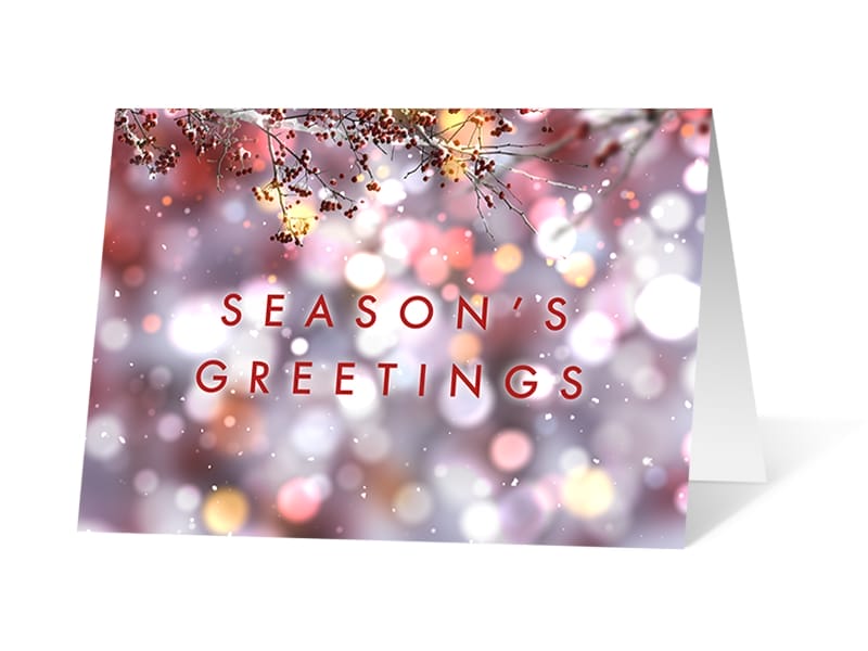 Serene Holiday Print Card Thumbnail